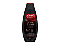 LILIEN FOR MEN DARK RED 2 IN 1 ENERGIZING vyrų šampūnas - dušo želė, 400 ml
