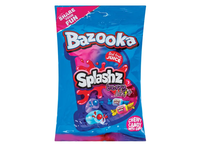 Kramtimieji saldainiai BAZOOKA SPLASHZ BERRY BLAST, 120 g