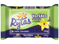 Varškės sūrelis RYTAS, su vanile, 8%,100 g