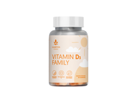 GAMTOS NAMAI vitaminas D3 FAMILY, 60 guminukų