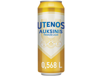 UTENOS AUKSINIS alus (5%), 0,568l