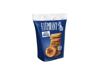 Traškūs krekeriai ELEPHANT su druska, 80 g