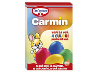 Kiaušinių dažai DR.OETKER Carmin,  4 spalvų, skysti, 20 g (19,4 ml), vnt