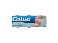 Nesmulkintas tunas savo sultyse CALVO, 3x80g