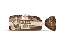Juoda ruginė raikyta MOČIUTĖS AUTENTIŠKA duona, 450 g