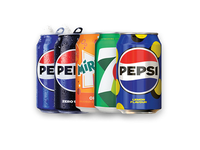 7 UP, MIRINDA, PEPSI MAX, PEPSI LEMON, PEPSI-COLA gaz.gėr., 0,33 l