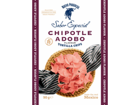 Kukurūzų tortilijų traškučiai SABOR ESPECIAL, su čipotlės adobo prieskoniais, 90 g