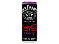 Alk. kok. JACK D. & COCA-COLA CHERRY, 330 ml
