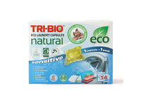 Skalbimo kapsulės TRI-BIO, 14vnt.