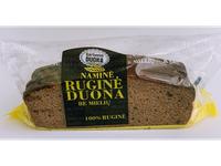Naminė ruginė duona , be mielių, 400g