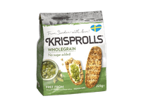 Pilno grūdo skrudintos duonelės KRISPROOLS, be prid. cukraus, 225 g