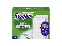 Sausos šluostės SWIFFER, papildymas, 18vnt