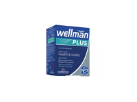 Maisto papildas vyrams WELLMAN PLUS OMEGA 3 6 9, 56 kaps./tab.