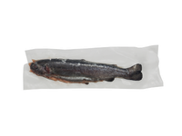 Šaldytas vaivorykštinis upėtakis. su galva, skrostas, vakuume, ~400g