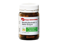 DR. WOLZ BROKKOLI EXTRACT+AKTIV ENZYM, 60 kapsulių