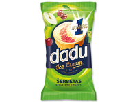Šerbetas DADU, obuolių ir vyšnių skonio, 72 g