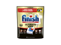 Indaplovių indų ploviklio kapsulės Finish Ultimate Plus Fresh, gaivaus kvapo, 64 vnt.