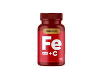 PROVISOR FERRUM 28 MG + VITAMIN C, kapsulės N60