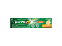 BEROCCA ENERGY, vitaminų kompleksas, 15 šnypščiųjų tablečių