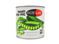 Konservuoti žalieji žirneliai TASTE LAND, 400 g/280 g