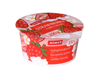 Varškės kremas su braškėmis RIMI, 6,1%, 150 g