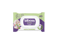 Drėgnos servetėlės BLOOM, ramun.,60vnt.