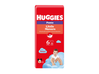 Sauskelnės-kelnaitės HUGGIES PANTS 6 berniukams (15-25 kg), 44 vnt.