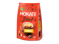 Tirpiosios kavos gėrimas MOKATE 3in1 Classic, maišelyje, 10 x 17g