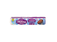 Kakaviniai sausainiai su kreminiu pertepimu MILORA, 154 g