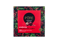 Pieninio šokolado PURE CHOCOLATE triufeliai su spanguolių kremo įdaru, 120 g