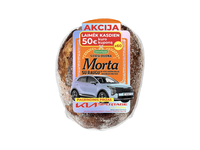 ** Morta duona su raugu ir visų grūdo dalių ruginiais miltais, 500 g