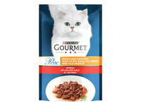 Konservuotas kačių ėdalas GOURMET Perle, su jautiena, 85 g