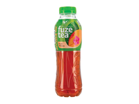 Negazuotas persikų skonio gaivusis arbatos gėrimas FUZETEA, 1,5 l