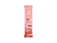 Traškus užkandis LONG CHIPS, krabų skonio, 75 g