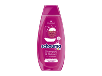 Vaikiškas plaukų šampūnas ir balzamas SCHAUMA KIDS, 400 ml