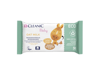 Drėgnos servet. CLEANIC ECO OAT MILK, 50 vnt