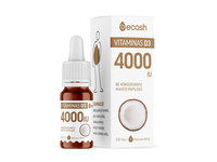 ECOSH vitaminas D3 su kokosų aliejumi 4000IU, 10ml