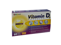 ABC VIT, vitaminas D3, 50µg, 2000TV, 60 kapsulių