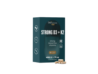 BIOFARMACIJA Strong D3+K2 4000 IU + 70 µg kapsulės, N30