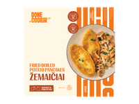 Šaldyti kepti žemaičių blynai DONE COOKIN, 2 vnt., 260 g