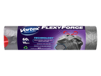 Šiukšlių maišai VORTEX FLEXY DRAWSTR, 60 l, 10 vnt.