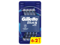 Vienkartiniai skustuvai GILLETTE BLUE 3 Plus Sport, 6+2vnt
