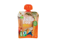 Ekologiška obuolių ir morkų tyrė BILLA BIO, 90 g