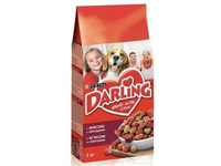 Sausas visavertis pašaras šunims DARLING, su mėsa ir daržovėm, 3 kg