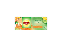 Žalioji arbata LIPTON, citrusinių vaisių sk., 20 vnt., 26 g