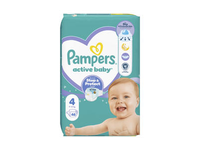 Sauskelnės PAMPERS Active Baby, Value Pack Minus, 4 dydis, 46 vnt.