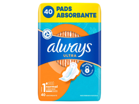 Higieniniai paketai ALWAYS Ultra Normal Plus, S1, 40 vnt.