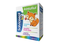 SALVIASEPT ledinukai nuo kosulio KIDS, N6