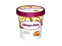 Valgomieji grietininiai ledai HAAGEN DAZS su sūdyta karamele, 400 g