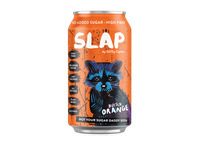 Gazuotas apelsinų skonio gėrimas su skaidulomis ir natūraliu saldikliu SLAP, 330 ml